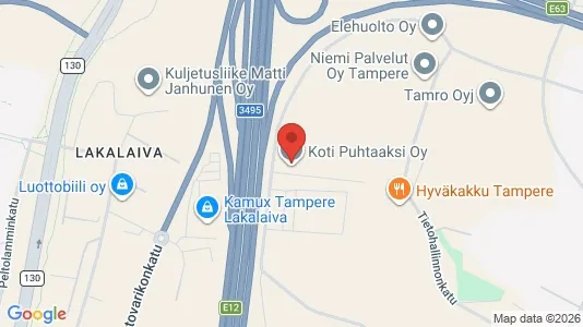 Büros zur Miete i Tampere Eteläinen - kort over placeringen