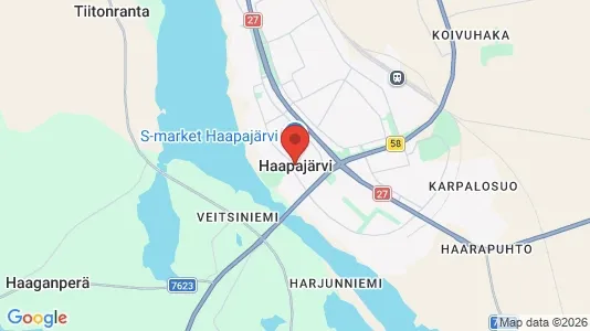 Ladenlokale zur Miete i Haapajärvi – Foto von Google Street View