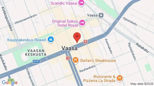 Kontorlokaler til leje i Vaasa - Foto fra Google Street View