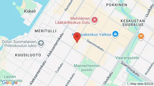 Kantorruimte te huur i Oulu - Foto uit Google Street View