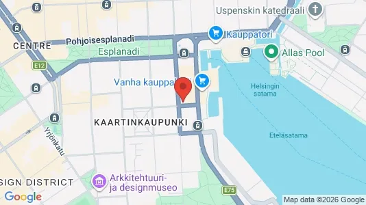 Lager zur Miete i Helsinki Eteläinen - kort over placeringen