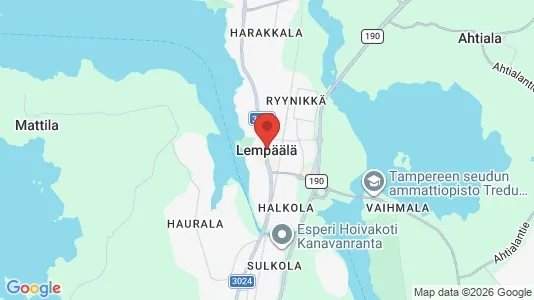 Kaupat Vuokrattavana i Lempäälä - Kuva Google Street Viewstä