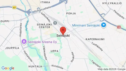 Kaupat Vuokrattavana i Seinäjoki - Kuva Google Street Viewstä