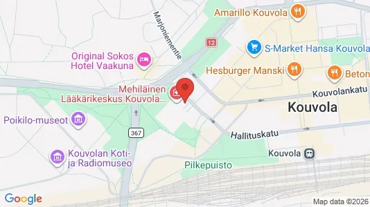 Büros zur Miete i Kouvola – Foto von Google Street View