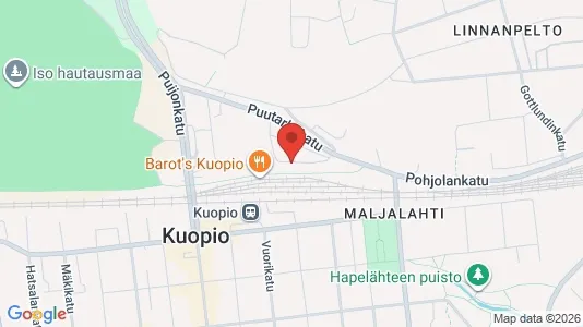 Lokale biurowe Do wynajęcia i Kuopio - kort over placeringen