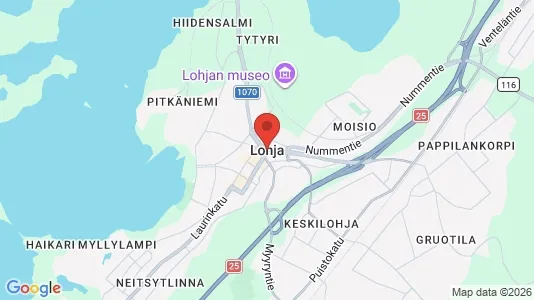 Kaupat Vuokrattavana i Lohja - Kuva Google Street Viewstä