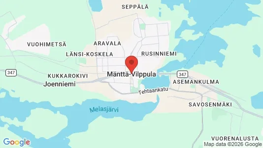 Kaupat Vuokrattavana i Mänttä-Vilppula - Kuva Google Street Viewstä