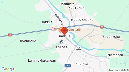 Kaupat Vuokrattavana i Kannus - Kuva Google Street Viewstä