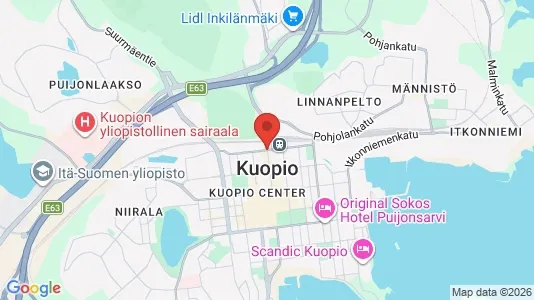 Kaupat Vuokrattavana i Kuopio - Kuva Google Street Viewstä