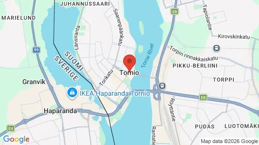 Kaupat Vuokrattavana i Tornio - Kuva Google Street Viewstä