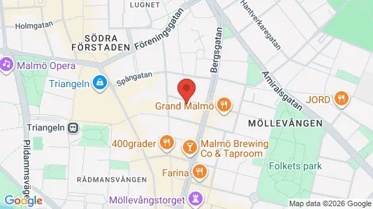 Kontorlokaler til leje i Malmø Centrum - Foto fra Google Street View