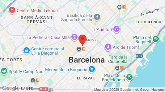 Teollisuuskiinteistöt Vuokrattavana i Barcelona Eixample - Kuva Google Street Viewstä