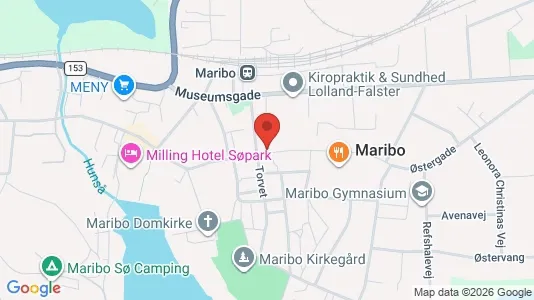 Toimistotilat Vuokrattavana i Maribo - Kuva Google Street Viewstä