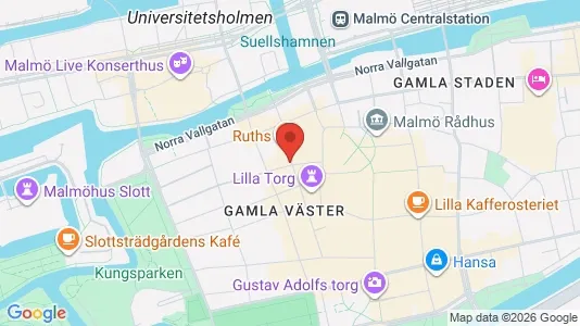 Büros zur Miete i Malmö City – Foto von Google Street View