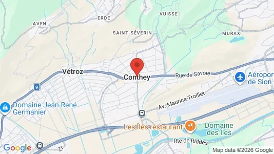 Bedrijfsruimtes te koop i Conthey - kort over placeringen