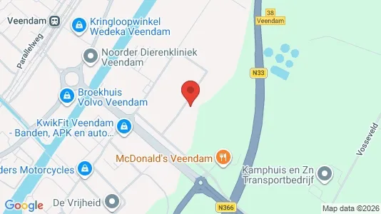 Lokaler til leie i Veendam – Bilde fra Google Street View