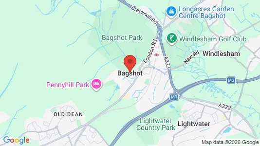 Werkstätte zur Miete i Bagshot - Surrey – Foto von Google Street View