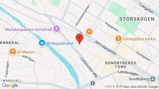 Lokaler til leie i Sundbyberg – Bilde fra Google Street View