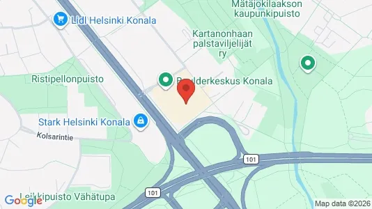 Gewerbeflächen zur Miete i Helsinki Läntinen – Foto von Google Street View