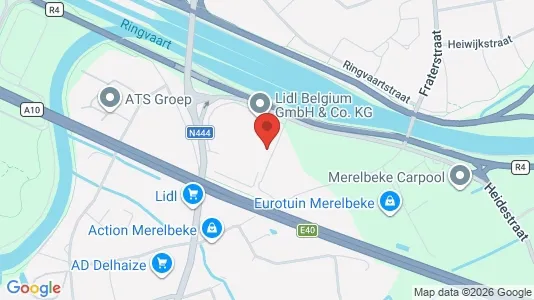 Kontorlokaler til leje i Merelbeke - Foto fra Google Street View