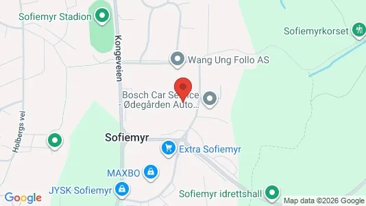 Varastot Vuokrattavana i Oppegård - Kuva Google Street Viewstä