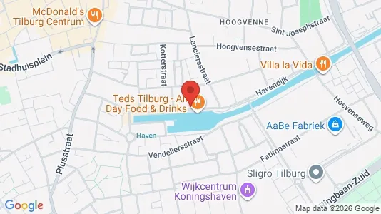 Gewerbeflächen zur Miete i Tilburg – Foto von Google Street View