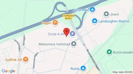Varastot Vuokrattavana i Burlöv - Kuva Google Street Viewstä