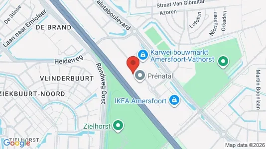 Kontorlokaler til leje i Amersfoort - kort over placeringen