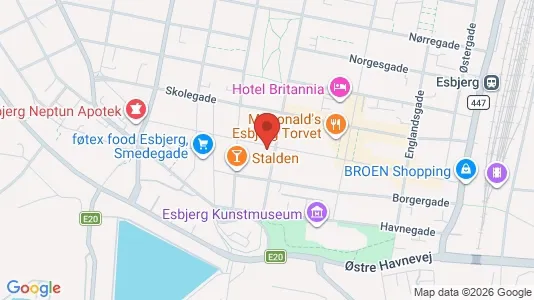Gewerbeflächen zum Kauf i Esbjerg – Foto von Google Street View