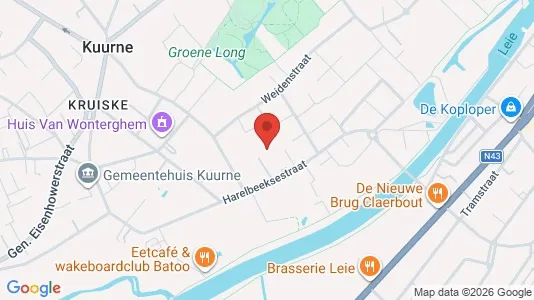 Kantorruimte te huur i Kuurne - Foto uit Google Street View