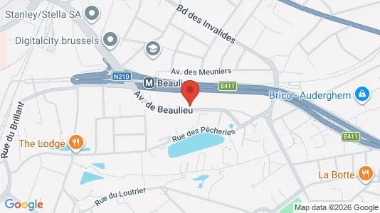 Büros zur Miete i Brüssel Oudergem - kort over placeringen