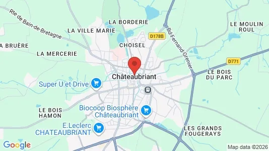 Büros zur Miete i Châteaubriant-Ancenis – Foto von Google Street View