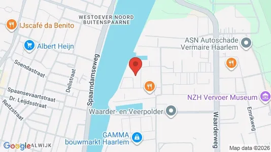 Commercial properties for rent i Haarlem - kort over placeringen
