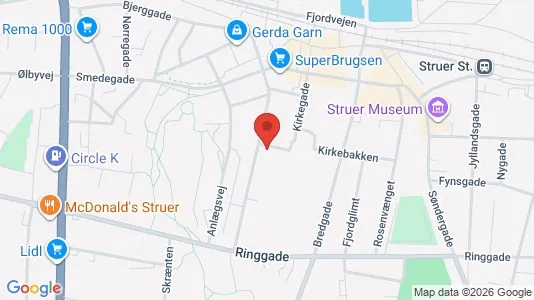 Toimistotilat Vuokrattavana i Struer - Kuva Google Street Viewstä