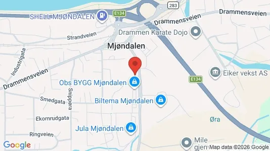 Toimistotilat Vuokrattavana i Nedre Eiker - Kuva Google Street Viewstä