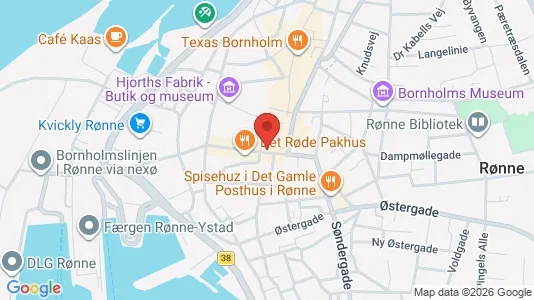 Toimistotilat Vuokrattavana i Rønne - Kuva Google Street Viewstä