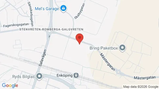 Teollisuuskiinteistöt Vuokrattavana i Enköping - Kuva Google Street Viewstä