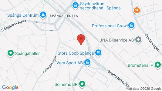 Kontorslokaler för uthyrning i Västerort - kort over placeringen