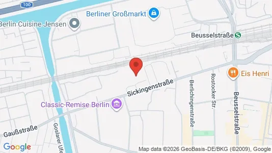 Liikekiinteistöt Vuokrattavana i Berlin Mitte - kort over placeringen