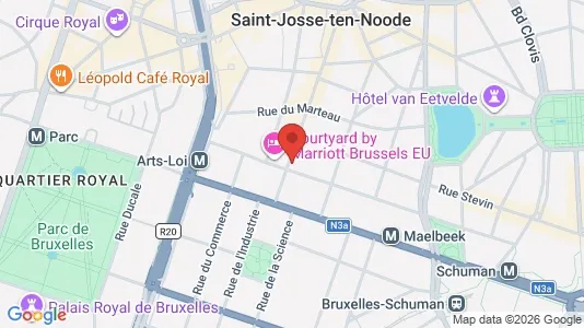 Büros zur Miete i Stad Brussel – Foto von Google Street View