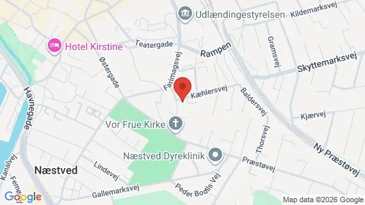 Kontorslokaler för uthyrning i Næstved – Foto från Google Street View