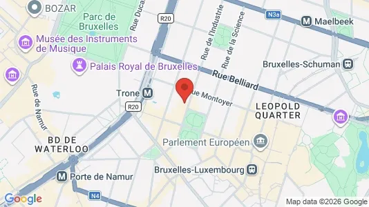 Kantorruimte te huur i Stad Brussel - Foto uit Google Street View