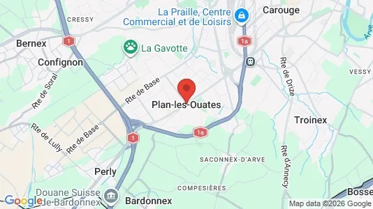 Kaupat Vuokrattavana i Plan-les-Ouates - Kuva Google Street Viewstä