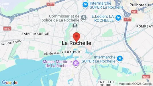 Büros zur Miete i La Rochelle – Foto von Google Street View