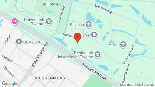 Lokaler til leje i Enschede - kort over placeringen