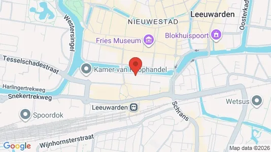 Office spaces for rent i Leeuwarden - kort over placeringen