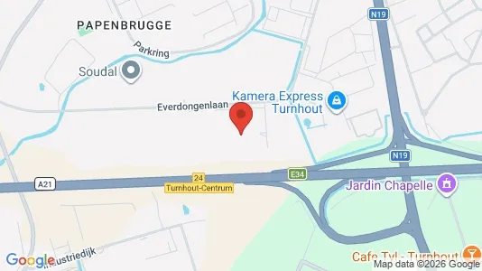 Varastot Vuokrattavana i Turnhout - Kuva Google Street Viewstä