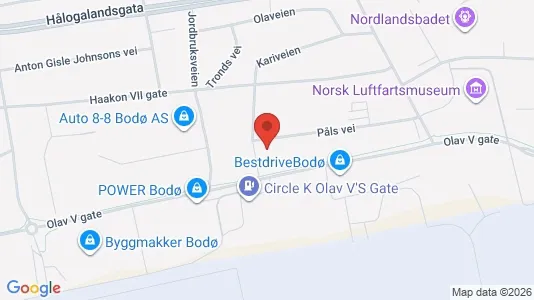 Office spaces for rent i Bodø - Photo from Google Street View