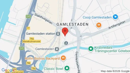 Kontorlokaler til leje i Gøteborg Centrum - kort over placeringen