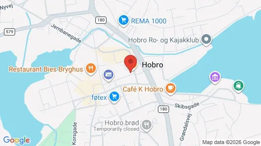 Office spaces for rent i Hobro - Photo from Google Street View